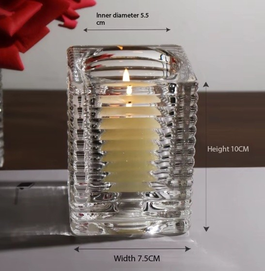 Chandelier carré - 75x10cm - Diamètre intérieur 55cm - Blanc