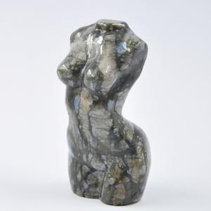 Estatuilla de ópalo de 3 pulgadas tallada a mano modelo femenino escultura de cristal artesanía energía Reiki cristales curativos estatua de piedra pequeña - Product Image 3