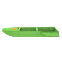 Bateau modulaire pliable en plastique PE léger, épaissi, renforcé, écologique, recyclable, grande capacité pour l'inspection solaire