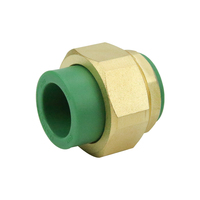 Deso 20mm 25mm PPR raccord de tuyau mâle adaptateur Union laiton fileté Union lisse coulée d'eau techniques plastique plomberie