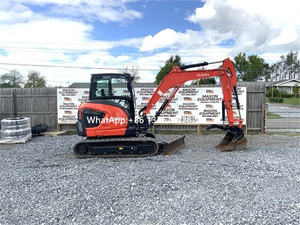 Machinerie de terrassement, mini-excavatrice de 5,5 tonnes d'occasion, Kubota Kx057-5 d'origine, mini-excavatrice hydraulique - Product Image 3