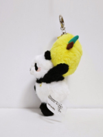 Gantungan Kunci Boneka Panda Custom 10 cm, Bahan Katun Poliester, Mainan Boneka Isi Dakron, Hiasan Tas Sekolah