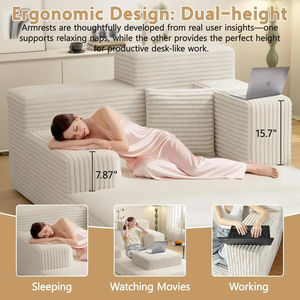 Sofá Cama Convertible Estilo Loft, el Más Vendido, para Sala de Estar, Muebles para Espacios Pequeños, Fábrica OEM Ganzhou - Product Image 3