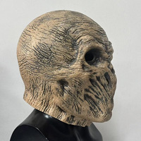 Masques d'Halloween en latex Cyou Factory Party Prop Demon, visage réaliste, effrayant, dégoûtant, laid, vampire, zombie