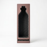 Boîte rigide magnétique personnalisée écologique avec couvercle rabattable pour vin, boîte cadeau en papier rigide avec plateau intérieur personnalisé pour spiritueux