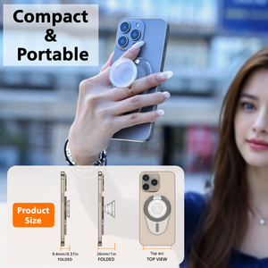 Aimant Griptok N52 de téléphone magnétique personnalisé OEM Support magnétique puissant Flexible Mains libres Étanche Compatible M-Safe Réglable - Product Image 3