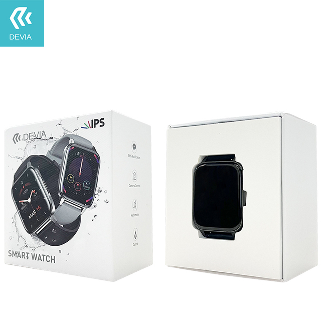 Devia OEM New Arrivals Fashion Smart Watch Waterproof Mobile Phone Accessories Plastic Silicone Heart Sport Android Battery