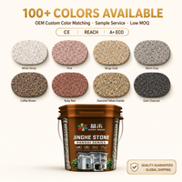 Pintura Ecológica de Piedra Inorgánica Real, Sin VOC, Sin Formaldehído, Revestimiento para Fachadas Exteriores, Certificación CE REACH, OEM