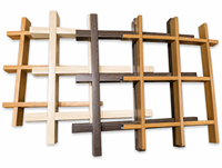 Panneaux de plafond en grille d'aluminium, système de plafond suspendu à cellules ouvertes, moderne, ignifuge, à grain de bois, modulaire pour hôtel, salle de sport