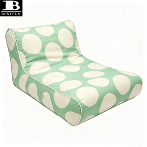 Poltrona Gonfiabile Premium per <span class=keywords><strong>Piscina</strong></span> per Bambini e Adulti, Divano Galleggiante Portatile con Motivo a Pois Astratti, Zattera per Nuoto con Copertura - Product Image 6