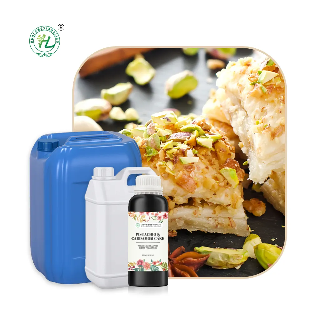 天然食品フレーバー香水オリジナル1kgバルクサプライヤー、Yum Pistachio & Cardamom Cake Scent Essential Oil Fragrance for Diffuser