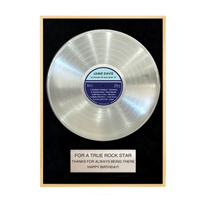Plaque personnalisée or argent noir tenture murale cadre en aluminium affiche or <span class=keywords><strong>platine</strong></span> cadre pour disque <span class=keywords><strong>vinyle</strong></span> - Product Image 3