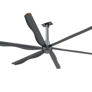 12ft Decorative LED High Brightness HVLS PMSM Motor Ventilation <b>Fan</b> <b>Remote</b> <b>Control</b> OEM Customizable Silent Operation Engineered - Product Image 4
