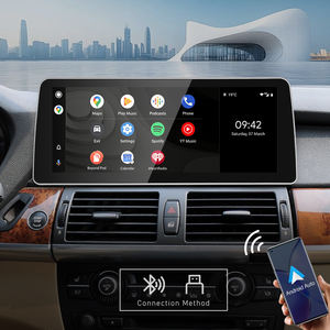 ID6ระบบ Android14 stwei 12.3นิ้ว ID8 ID7แบบไร้สาย UI CarPlay รถยนต์สำหรับ BMW X5 X6 E70 E71 CCC CIC - Product Image 4