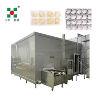 Machine de congélation spirale industrielle IQF en SUS304, congélateur rapide continu pour la transformation des produits de la mer, des pâtes, de la viande, des steaks, de la crème glacée et des aliments