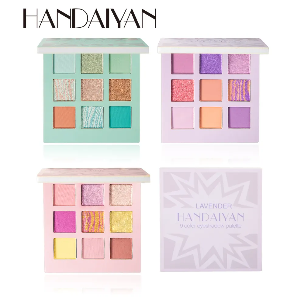 Make-Up Oogschaduw 2022 Multichrome 9 Pan Oogschaduw Leuke Oogschaduw Container Maquillage Permanente Eyeshadow Palette