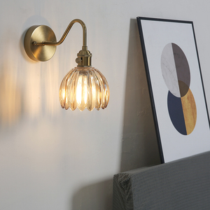 Applique murale en verre moderne et créative en <span class=keywords><strong>tube</strong></span> incurvé doré pour le salon, la chambre à manger, style français, lampe murale de luxe - Product Image 6