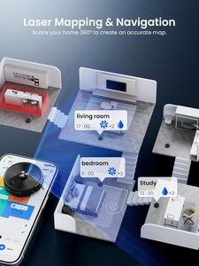 Aspiradora Robot Proscenic Q10, Mopa, Venta al por Mayor, Motor de Cepillo de Succión Potente, 200 Minutos de Autonomía, Autocargable, para Pisos Duros y Alfombras - Product Image 2