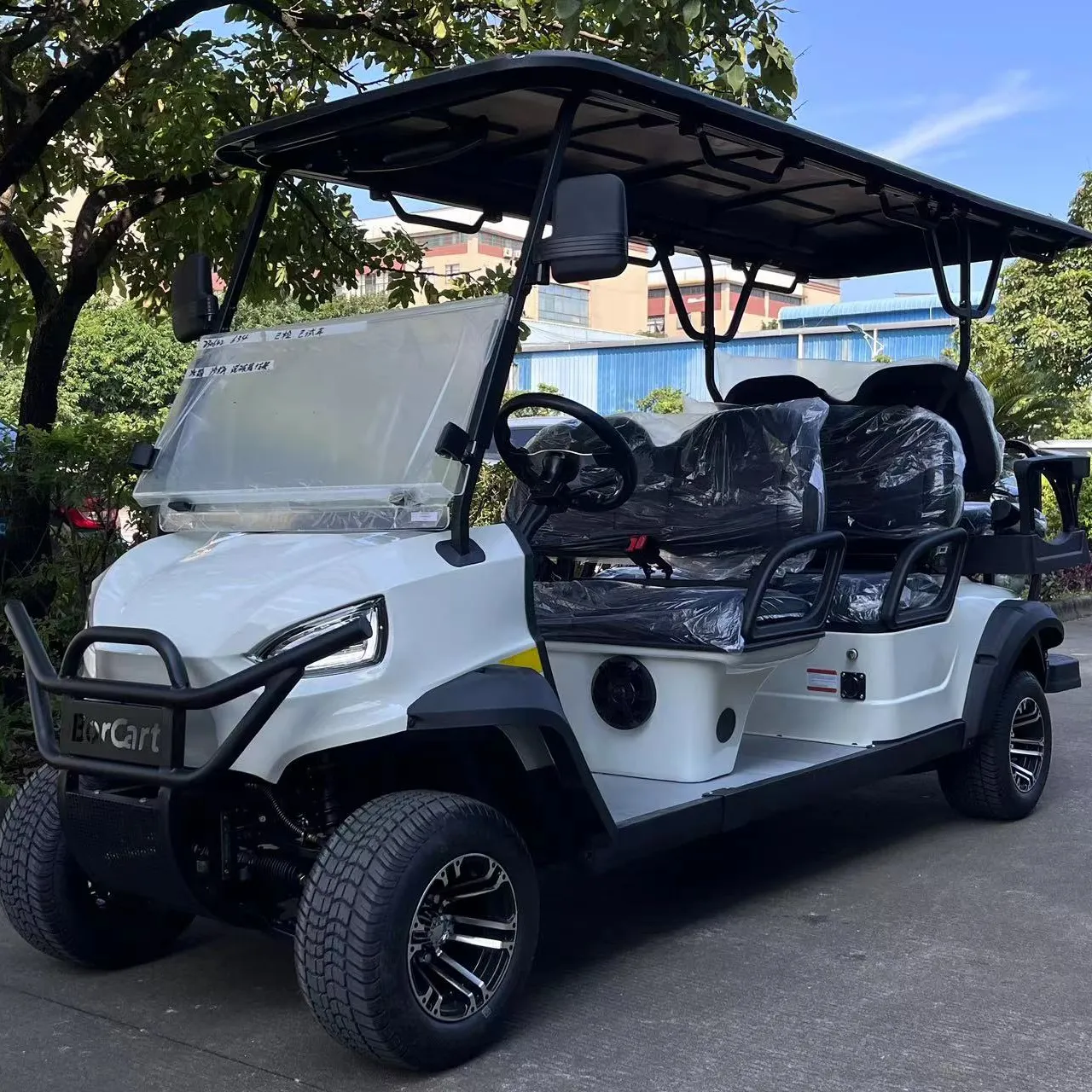 2023 nouveau Design 4 sièges en gros chariot de Golf électrique 5KW moteur à courant alternatif chariot de Golf électrique au Lithium sans entretien batterie voitures de Golf