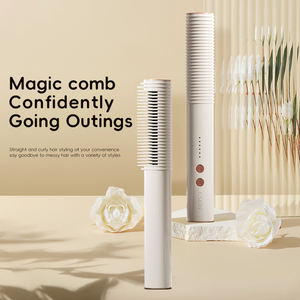 Peigne lisseur de cheveux de qualité supérieure avec chauffage en céramique PTC, lisseurs de cheveux personnalisés OEM - Product Image 3