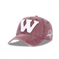 Gorra de Béisbol de 6 Paneles con Letra W Bordada en PVC, Protección Solar Deportiva, Unisex para Adultos, Tejida, Ajustable, para las Cuatro Estaciones, Combinable con Todo