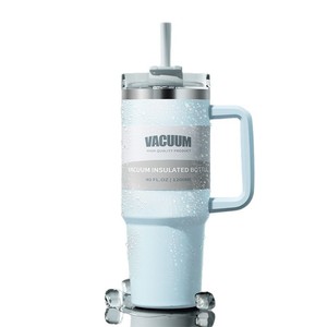 Gobelet isotherme de 40 oz pour voiture, grande capacité, en acier inoxydable 304, pour café glacé, bouteille d'eau antichute pour véhicule, modèle transfrontalier - Product Image 5