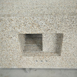 צבע בז 'צבע אבן טבעית לוחות מחיר גלקסיה לבן לוחות גרניט לוחות משטח משטח משטח אגן כפול אגן רחצה - Product Image 2