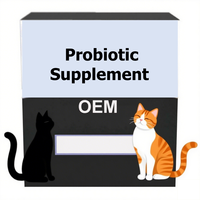 Compléments alimentaires vétérinaires pour chats, complément probiotique pour chats atteints de diarrhée, compléments alimentaires pour animaux de compagnie, poudre probiotique