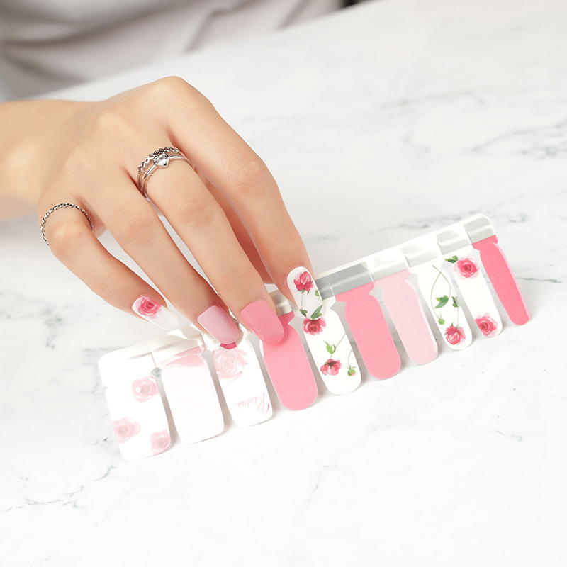 Оптовая продажа, высокое качество, частная этикетка, долговечные нетоксичные наклейки для ногтевого дизайна, 20 шт., 100% реальные пользовательские блестящие полоски для лака для ногтей