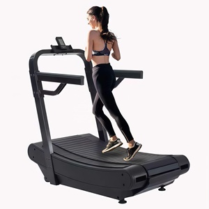 Nouveau design, vente directe d'usine, tapis roulant mécanique non motorisé, bande de course fluide, écran LED, inclinaison automatique, capacité de 200 kg - Product Image 1