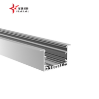 Installation ultra-rapide, éclairage LED linéaire anodisé série 6000 pour l'éclairage intérieur de la maison