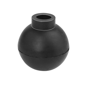 Bola de goma de 57 mm de diámetro con orificio de 15 mm para aplicaciones en acero inoxidable - Product Image 1