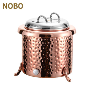 13L Buffet zuppa pentola in acciaio inox fodera rame stoviglie cibo <span class=keywords><strong>elettrico</strong></span> più caldo ristoranti zuppa - Product Image 6