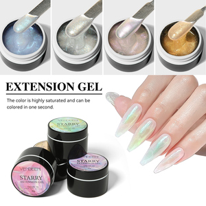 Vendeeni 12 colores Aurora gel de extensión de <span class=keywords><strong>uñas</strong></span> set <span class=keywords><strong>coral</strong></span> Pink Poly gel para <span class=keywords><strong>uñas</strong></span> 30g en tarro constructor de gel no tóxico para <span class=keywords><strong>uñas</strong></span> - Product Image 5