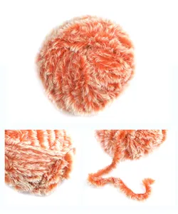 Fil de Fourrure Super Doux Chunky Fluffy Faux Fil de Cils pour Crochet Tricot