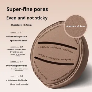 Éponge <span class=keywords><strong>de</strong></span> maquillage ultra-douce et épaisse en forme <span class=keywords><strong>de</strong></span> <span class=keywords><strong>guimauve</strong></span>, double usage (humide/sèche), pour fond <span class=keywords><strong>de</strong></span> teint, couleur café - Product Image 3