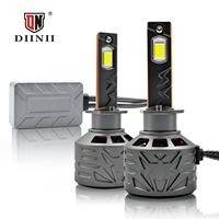 Phares LED de voiture Diinii Série L6 30000LM 300W 12V 6000K Haute Puissance H1H4H7H11 9005 en Aluminium Certifiés CE/RoHS/FCC Universels