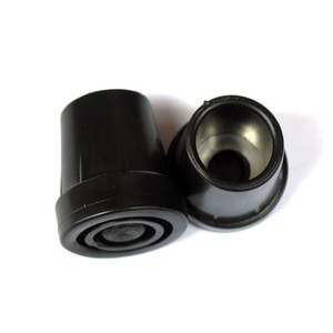 <b>Cane</b> Foot Covers Black Plastic 3.3Cm Anti Slip Tip Protectors For Elderly Walking Stick - Product Image 3