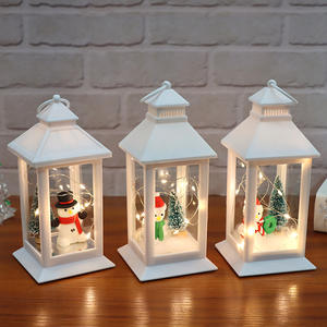 Decorazione di Buon Natale per la Casa Ornamenti Natalizi Regali Lanterna Luminosa a LED Decorazioni Natalizie - Product Image 1