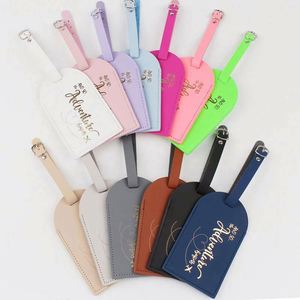 Funda de Tarjeta de Crédito de PU Suave Personalizada, Porta Pasaportes de Cuero de Lujo para Viajar, Estilo con Patrón de Letras - Product Image 3