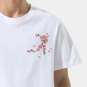 T-shirt Homme Oversize en Coton Épais avec Broderie Personnalisée, Impression DTG Graphique Personnalisée et Effet Délavé Acide - Product Image 2