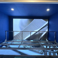 Système d'imagerie LED à pixels fins pour intérieur, plateforme visuelle grand format 4K Ultra HD, technologie d'intégration transparente, HDR10, Adobe RGB