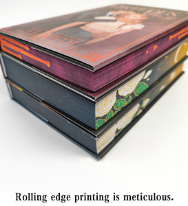 พิมพ์หนังสือปกแข็งฉบับพิเศษแบบกำหนดเอง พร้อมการพิมพ์ขอบเล่มแบบ Rolling Edge ปั๊มร้อนบนปก นิยายโรแมนติก ฉบับสะสม เย็บแบบ Smith Sewn - Product Image 4