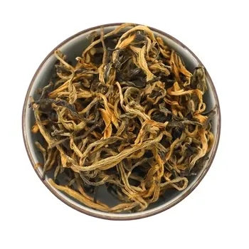 1 kg 2024 Té negro de Yunnan al por mayor a granel con un brote y una hoja de té Premium