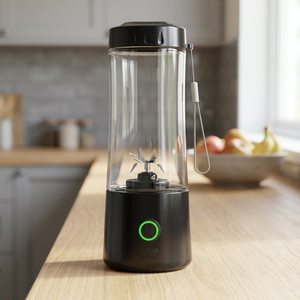 Licuadora Portátil de 6 Cuchillas con Carga USB, Vaso para Jugos con Función de Trituración de Hielo, Ideal para Viajes y Cocina, Mini Batidora - Product Image 1