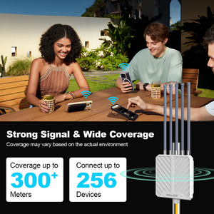 Mosslink новейший APM6-AX3000 WiFi6 уличный маршрутизатор/ретранслятор/AP 5 г, расширитель для наружного <span class=keywords><strong>WiFi</strong></span> сетки с защитой от атмосферных воздействий IP67 - Product Image 3