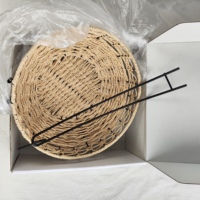 Corde à fruits en papier tissée à la main 2-en-1, bol en stock, livraison rapide, bon marché, bonne qualité