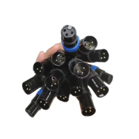 Câble audio XLR flexible multi-canaux à faible bruit OEM personnalisé 20/30/50m Multi-paire 16/24/32 canaux Câble XLR Boîte de scène