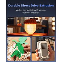 Kit d'extrusion Creality Hi 80N à double engrenage avec capteur de fin de filament intégré, accessoire d'imprimante 3D en plastique