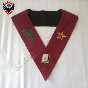 Collier Grand Steward Craft | Col bordeaux ruban uni - Product Image 6